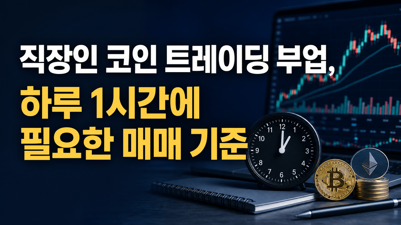 직장인 코인 트레이딩 부업, 하루 1시간에 필요한 매매 기준